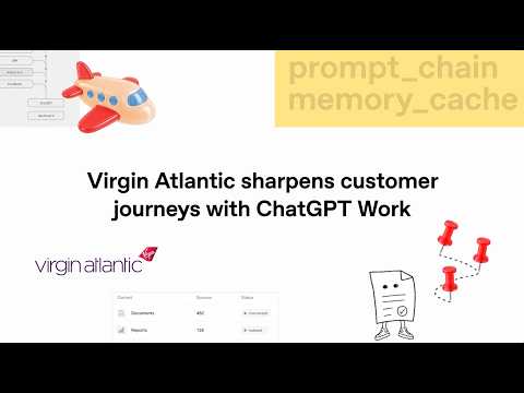 Video Thumbnail: How Virgin Atlantic Uses ChatGPT Work to Turn Weeks of Work Into Hours
