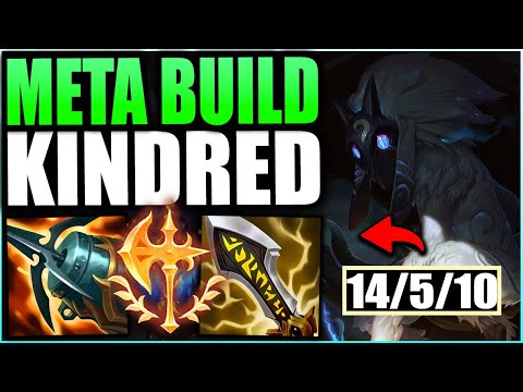This Meta Kindred Build Makes Her A CRAZY 1v9 Hyper Carry! (Carry Every Game With Kindred!)