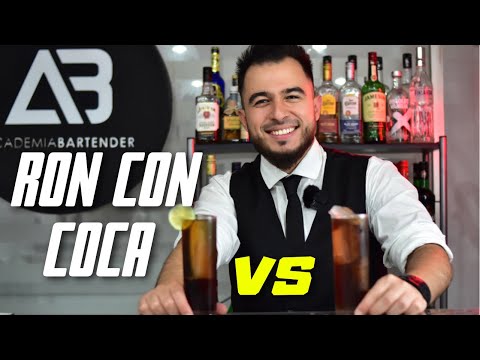 Rum and Coke vs Cuba Libre Cocktail #short