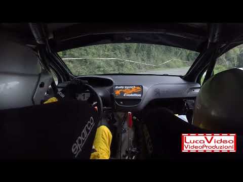 42° Rally Appennino Reggiano 2023 Giorgini-Prete 208 VTI R2 - Cameracar PS7 1°tempo di classe