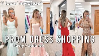 let’s go PROM DRESS shopping *vlog*