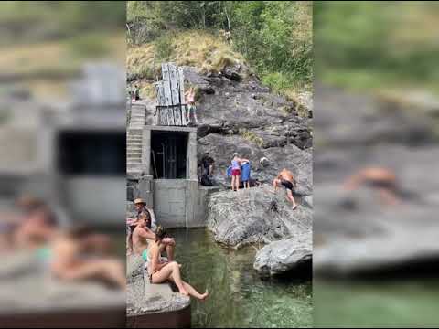 Cascata del Salto Valle Maggia in the South of Switzerland❤️