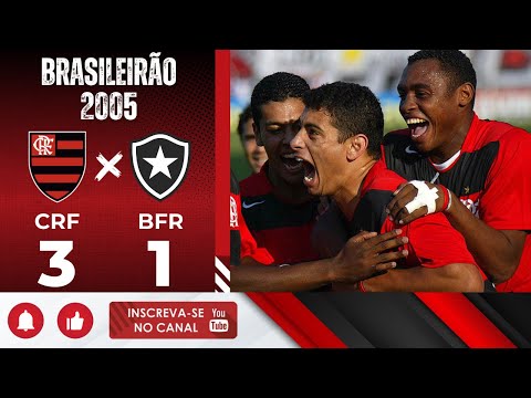Gols Flamengo 3x1 Botafogo - Campeonato Brasileiro de 2005