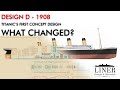 Titanic's early design - how did it change?