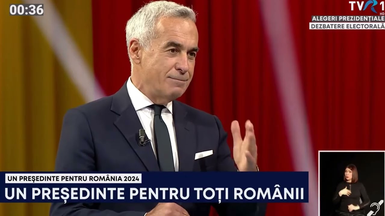 În 9 minute, Călin Georgescu (la TVR) a ridicat STANDARDUL candidaturii la PREȘIDINȚIE!