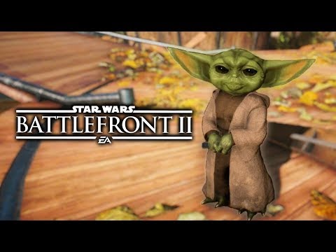 Star Wars Battlefront 2 - Funny Moments #47 BABY YODA