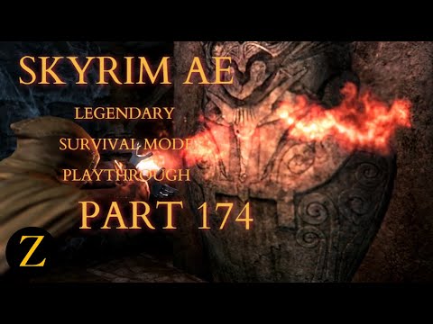 Skyrim Anniversary Edition / Legendary Difficulty Survival Mode Part 174 - Nightcaller Temple