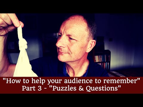 "How to help your audience remember" Part 3 - Tuesday Teaching Tips: Episode 217