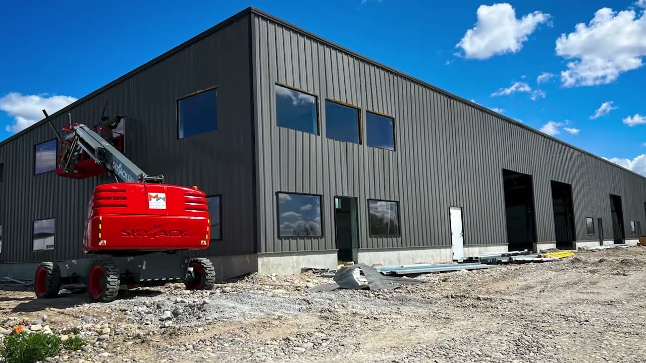 12,000 SQFT Commercial Steel Erection in Rigby, ID | Steel Concepts Inc