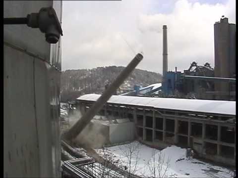 Holcim cz odstřel komínu