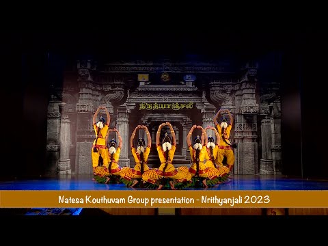 Natesa Kouthuvam Group presentation - SDN's Nrithyanjali 2023 - Sridevi Nrithyalaya - Bharatanatyam