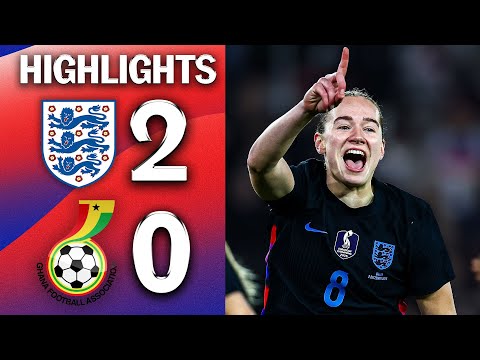 Lucia Kendall Scores First Lionesses Goal! | England 2-0 Ghana | Homecoming Series | Highlights