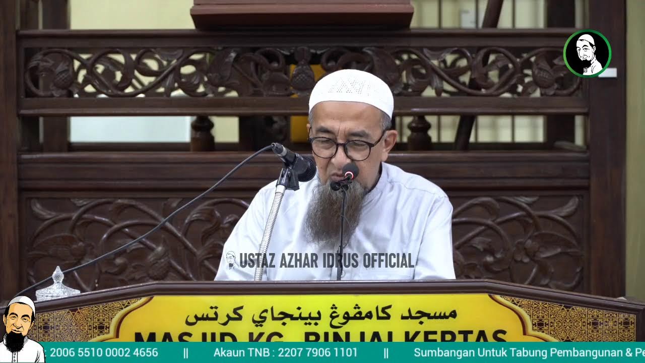 🔴LiveUAI 15/04/2026 Kuliah Maghrib Jemputan - Ustaz Azhar Idrus