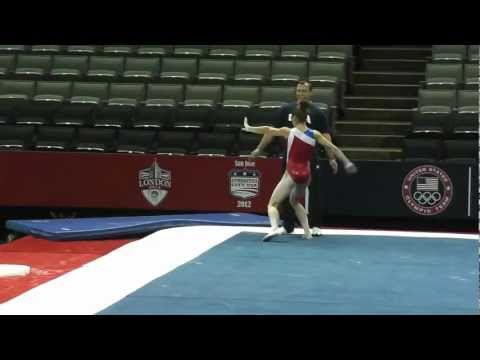 McKayla Maroney - Floor Pass - 2012 U.S. Olympic Trials Podium Training