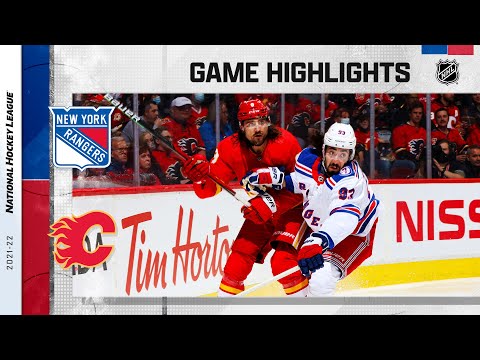 Rangers @ Flames 11/6/21 | NHL Highlights