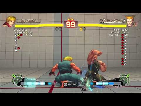 GxC LeCouz [Ken] vs TKo x Isoudw [Guile] SSF4 Arcade Edition