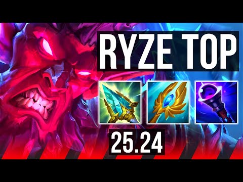 RYZE vs DARIUS (TOP) | Good KDA: 14/1/8 | KR Master | 25.24