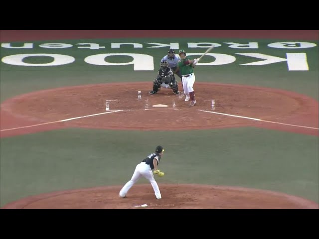 【1回裏】絶好調男!! イーグルス・松井稼に5号同点ソロホームラン!! 2014/8/31 E-H
