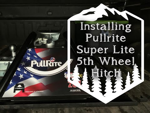 We installed the Pullrite 5th Wheel Hitch