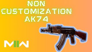 Non Customization AK74  ❚ COD MW2