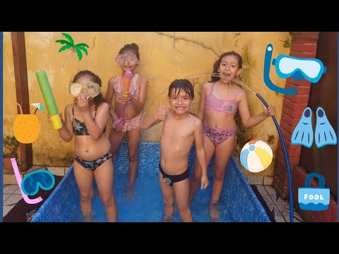 A DAY AT THE POOL AND AN EXTREME DIVING SESSION.