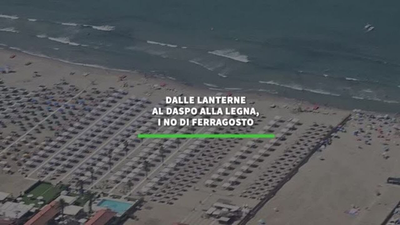 Dalle lanterne al daspo alla legna, i no di Ferragosto