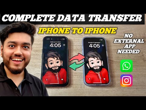 How to Transfer All Data from Old iPhone to New iPhone? Complete Data transfer including WhatsApp🔥