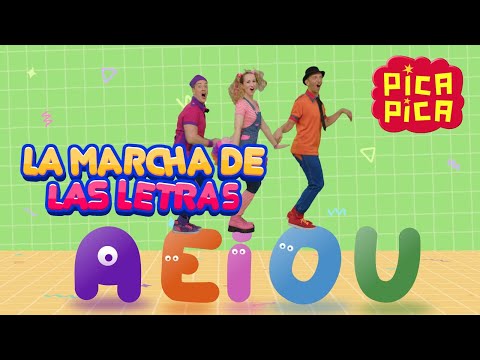 Pica Pica - LA MARCHA DE LAS LETRAS (Videoclip Oficial) #videosparaniños