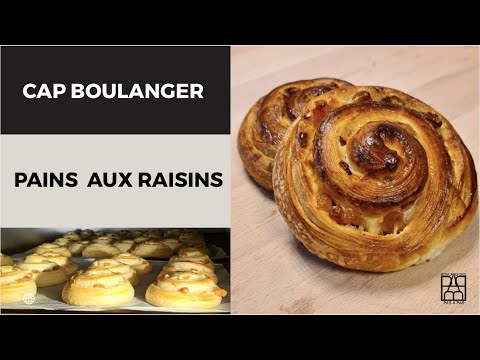 CAP boulanger, les pains aux raisins ! Ma technique pour détailler les 12 pains aux raisins !