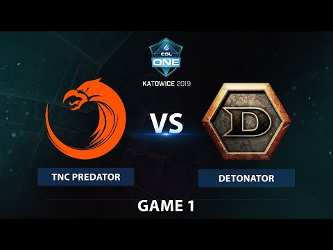 TNC Predator vs Detonator |BO3 Playoffs|Game 1|The ESL One Katowice 2019 Southeast Asia Qualifier