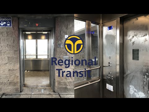 NAUSEATING Montgomery Hydraulic Scenic Elevator - Watt/I-80 Station - Sacramento, CA