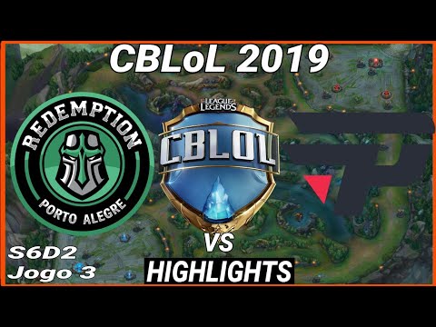 CBLoL 2019 Redemption vs paiN Gaming highlights do jogo 3.