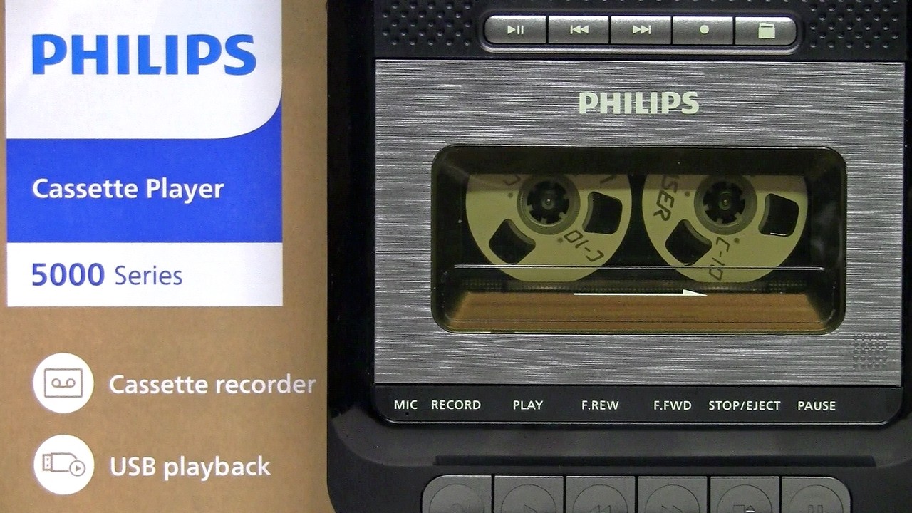 New 2026 Philips cassette recorder (TAR5109, a.k.a. CR-669)