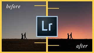 How I Edited This Silhouette Photo in Lightroom
