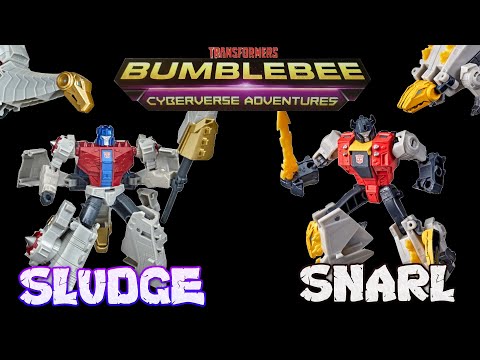 Transformers Cyberverse SNARL and SLUDGE Video Review