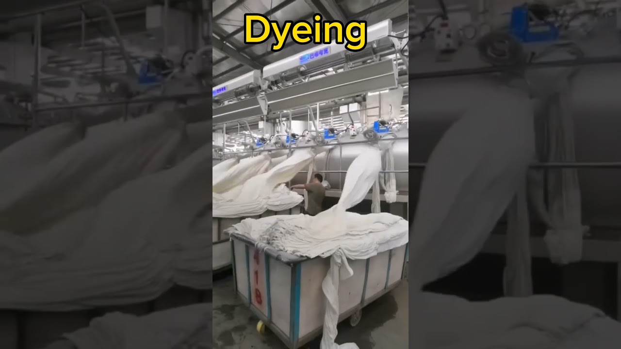 Fabric Dyeing machine @TextileTech4u #textileDyeing #fabric