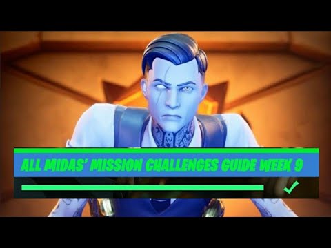 Fortnite All 'Midas' Mission' (Week 9) Challenges Guide - Chapter 2 Season 2
