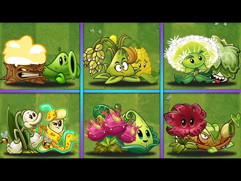 6 PAIR Team Random Plants Battlez - Who Will Win? - PvZ 2 Team Plants