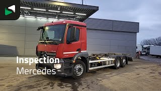 Camion porte-conteneur Mercedes-Benz Antos 2535 Antos 6X2 BDF ADR Full Air Suspension Lift+Steering A à vendre - Image 4 | Autoline CH Camion porte-conteneur Mercedes-Benz Antos 2535 Antos 6X2 BDF ADR Full Air Suspension Lift+Steering A | Image 4 - Autoline
