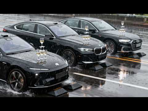 Insane Chinese Luxury Car Suspension Bump Test | NIO vs BNW vs AUDI Crash Test & Extreme Challenges