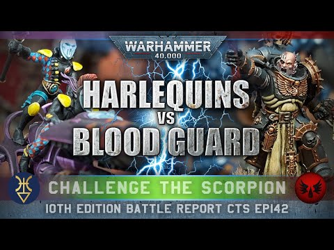 Harlequins vs Blood Angels Successors (Blood Guard) Warhammer 40K Battle Report 10th Edition 2000pts