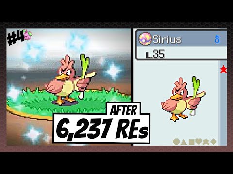 LIVE | Shiny Farfetch'd (w/ Hoenn sound) after 6,237 REs in Pokémon SoulSilver!