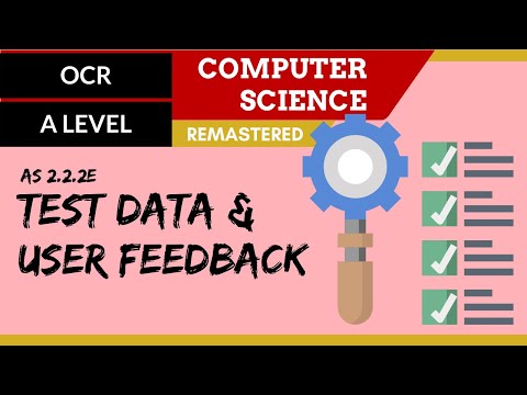 31. OCR A Level (H046) SLR6 - 2.2 Test data & user feedback