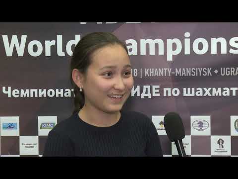 FIDE Women's World Championship 2018: Zhansaya Abdumalik