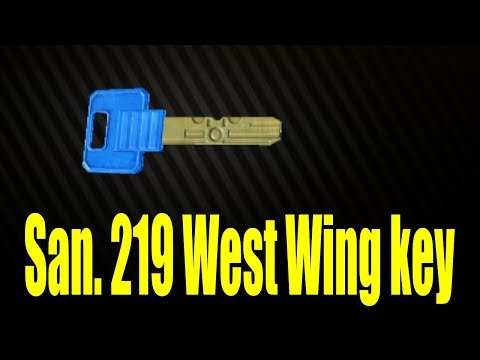 Escape From Tarkov - San. 219 West Wing key