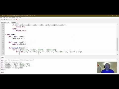 Making A Deck Class Python
