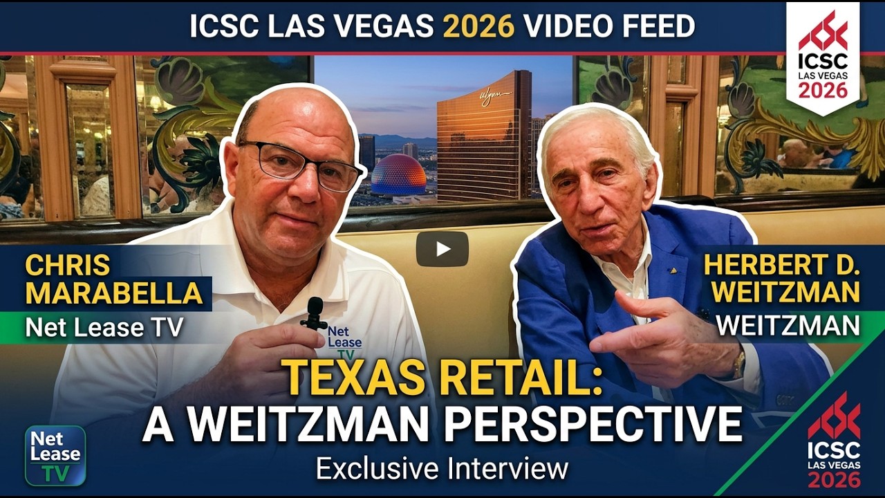 Chris Marabella of "Net Lease TV" Interviews Herbert D. Weitzman Owner of Approx 48 Million Sq. Ft.