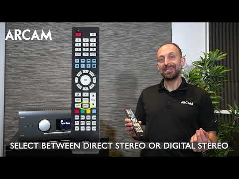How-To Use the ARCAM AVR Remote Control