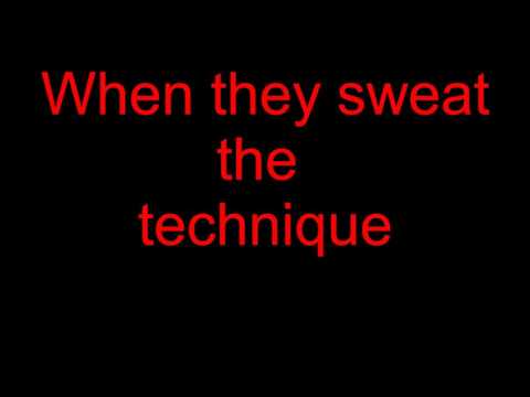 Don't Sweat The Technique Lyrics