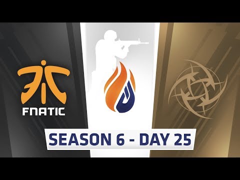 ECS Season 6 Day 25 Fnatic vs NIP Overpass